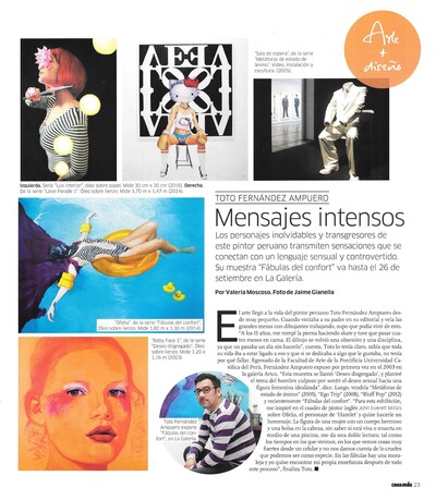 Revista Casas & Más/ El Comercio - 10 septiembre 2016