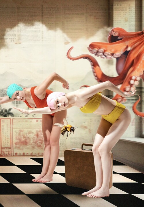 La abeja y su maletín