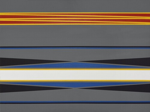 Bandera gris paralela