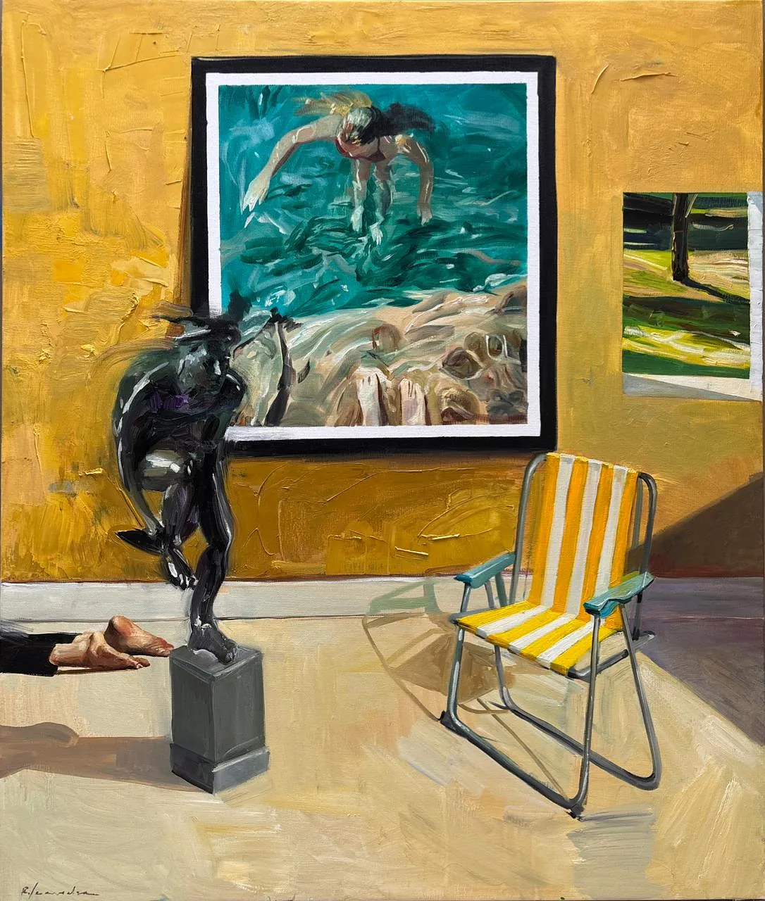 Rubén Saavedra - Hermes y el agua