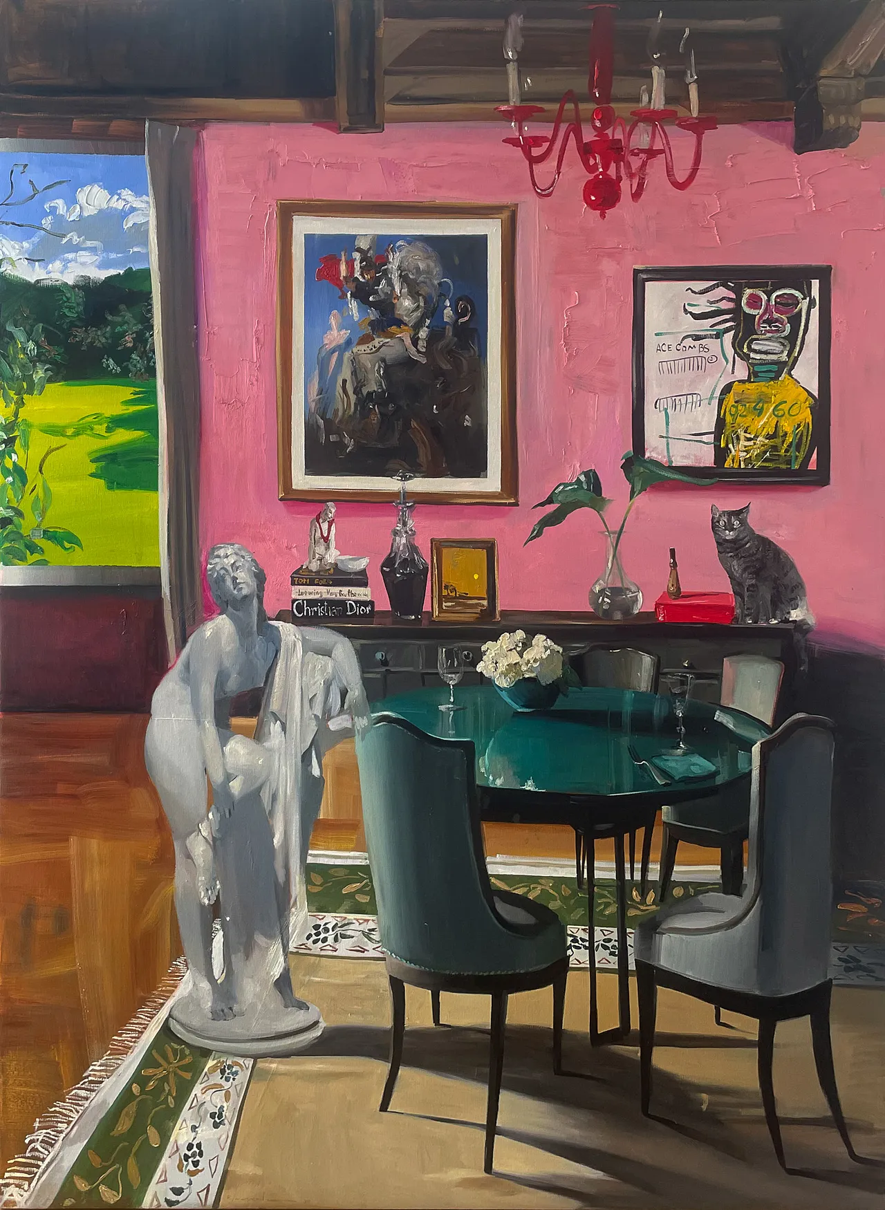 Rubén Saavedra - Salón rosa