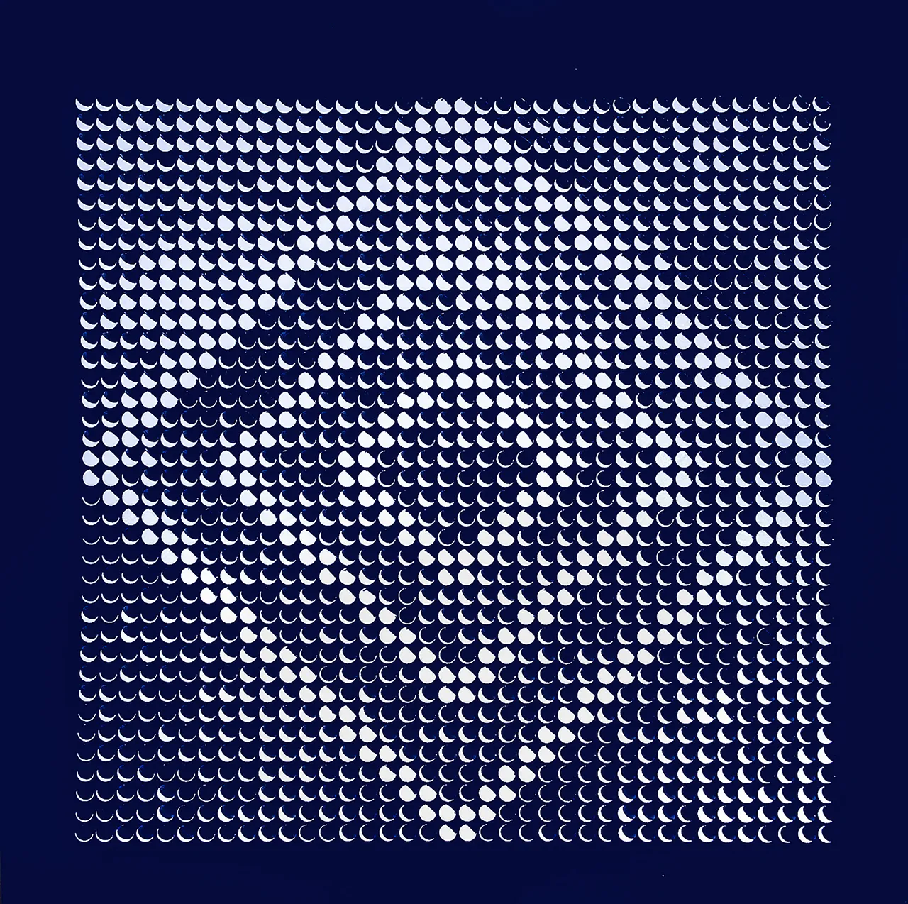 Gloria Frugone - Geometria azul de luz A