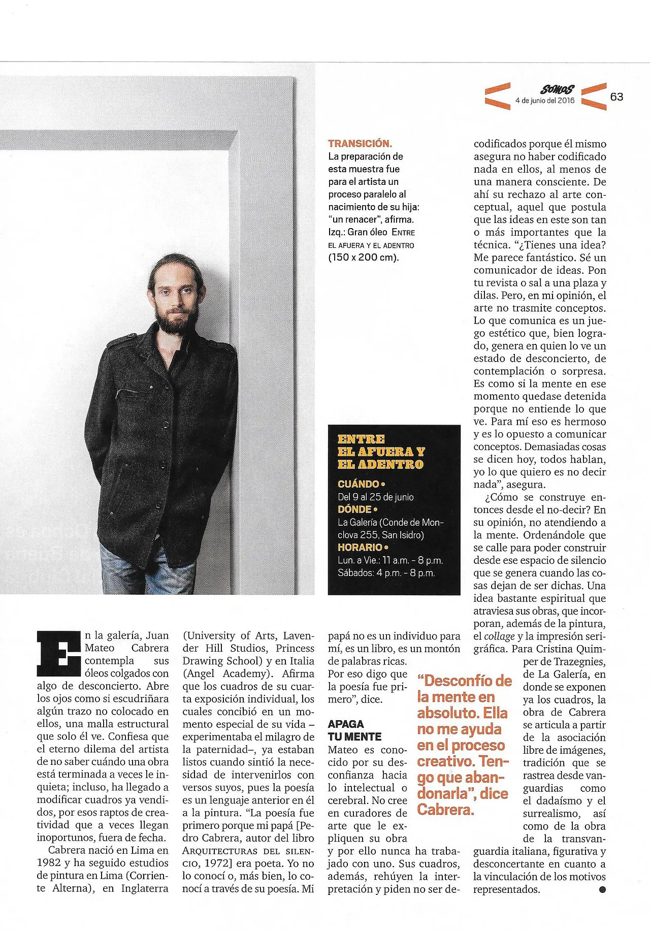 Somos, El Comercio