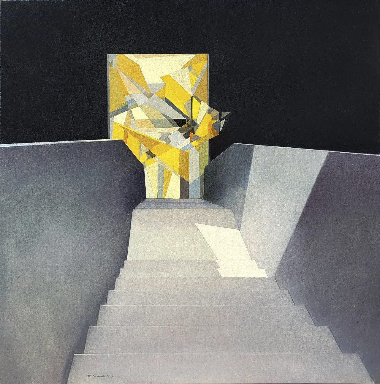 Ricardo Córdova - Serie Arquitectura - abstracción VII