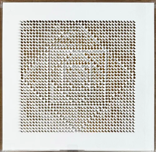 Luz geométrica amarilla