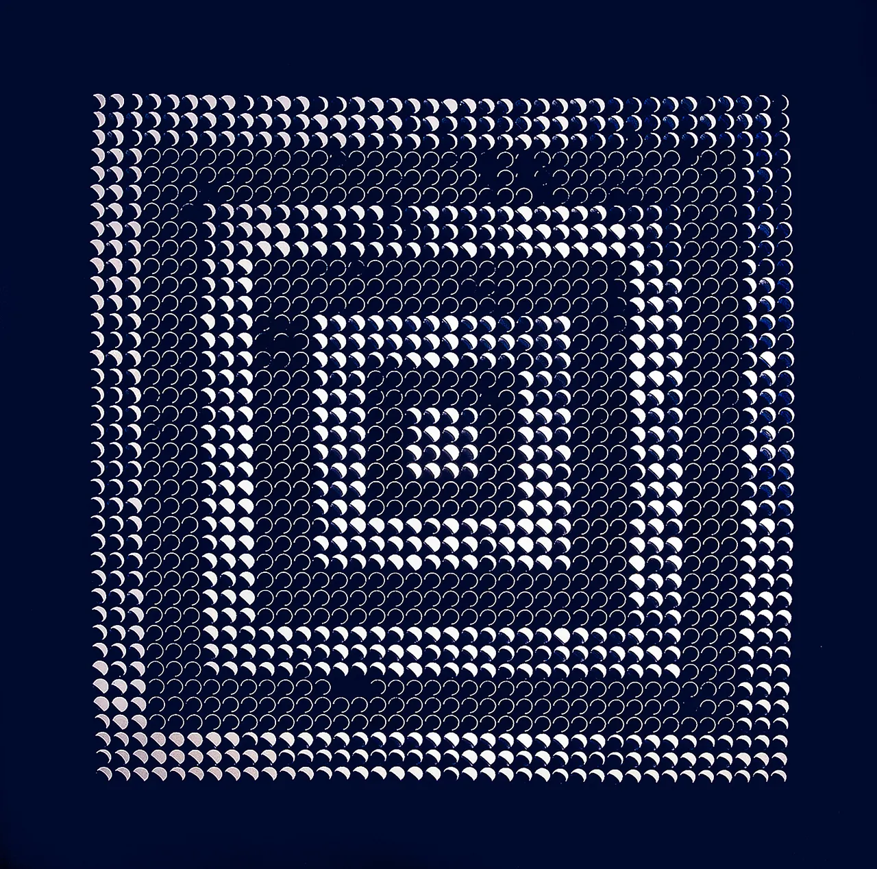 Gloria Frugone - Geometría azul de luz B