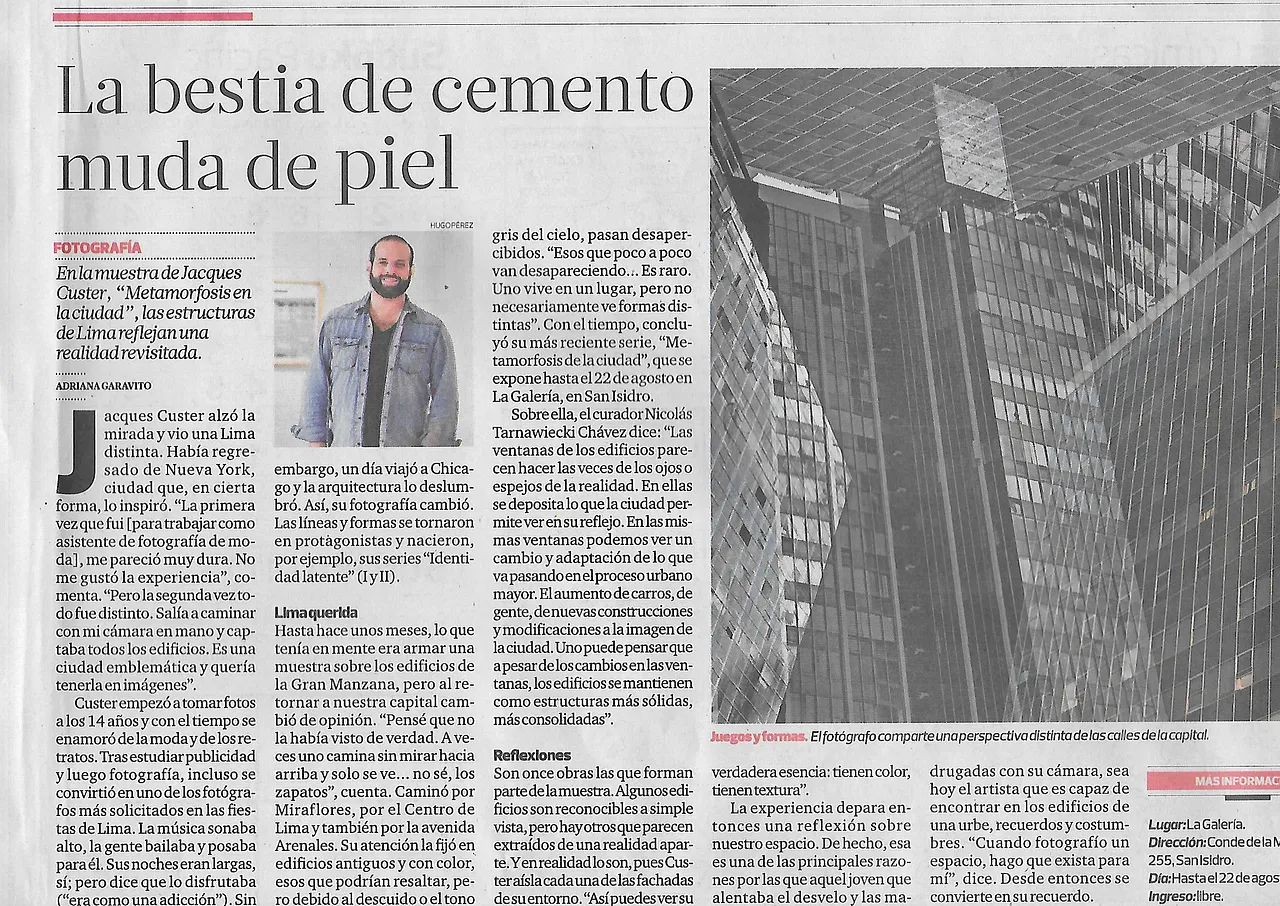 El Comercio/ LUCES