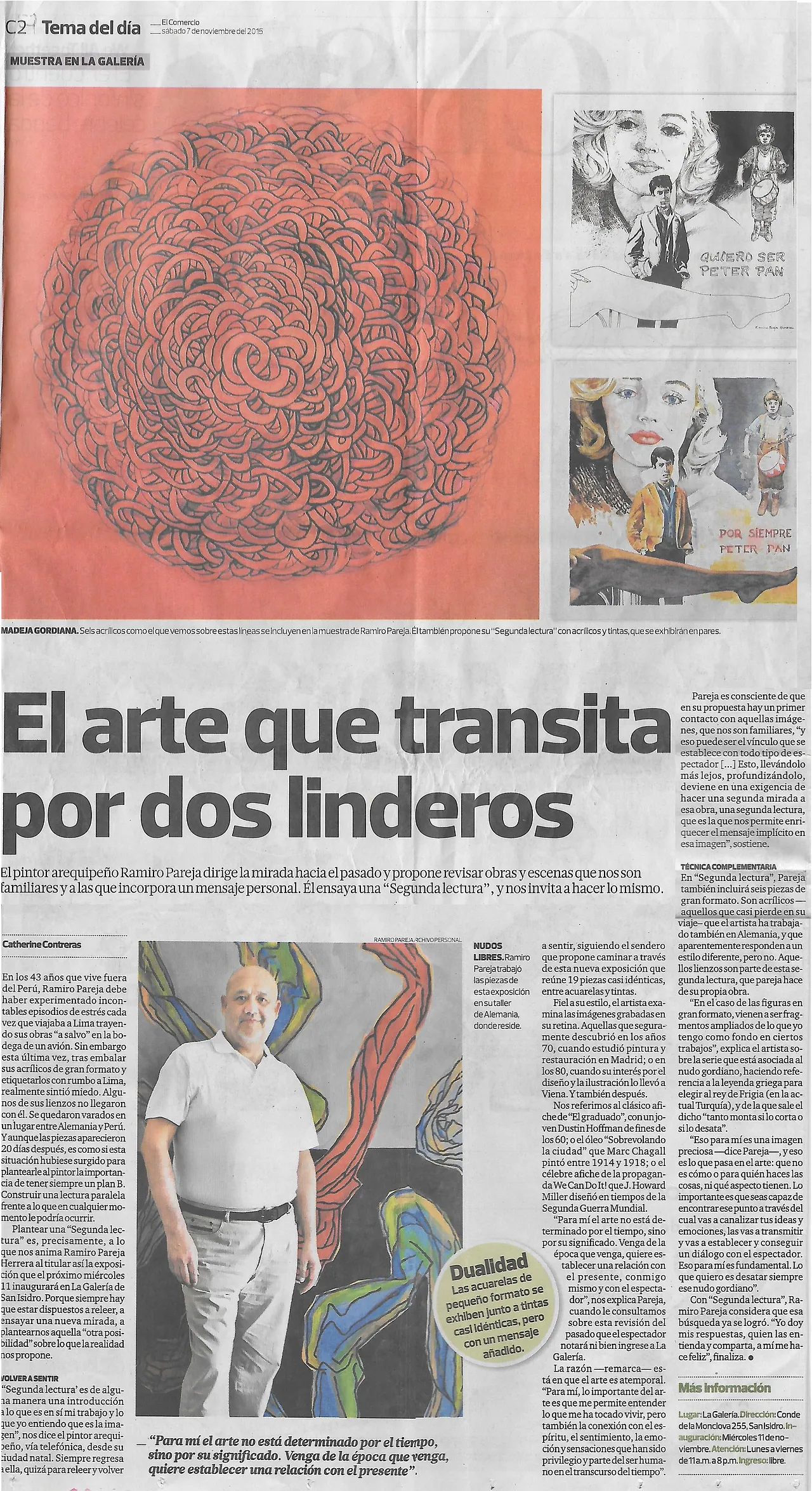 LUCES, El Comercio
