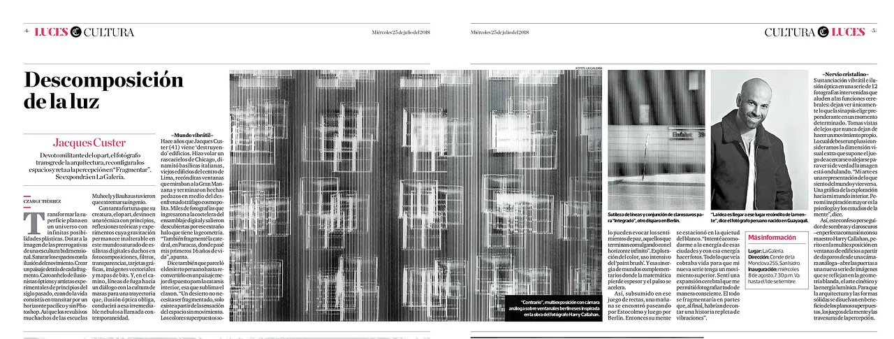 El Comercio- LUCES