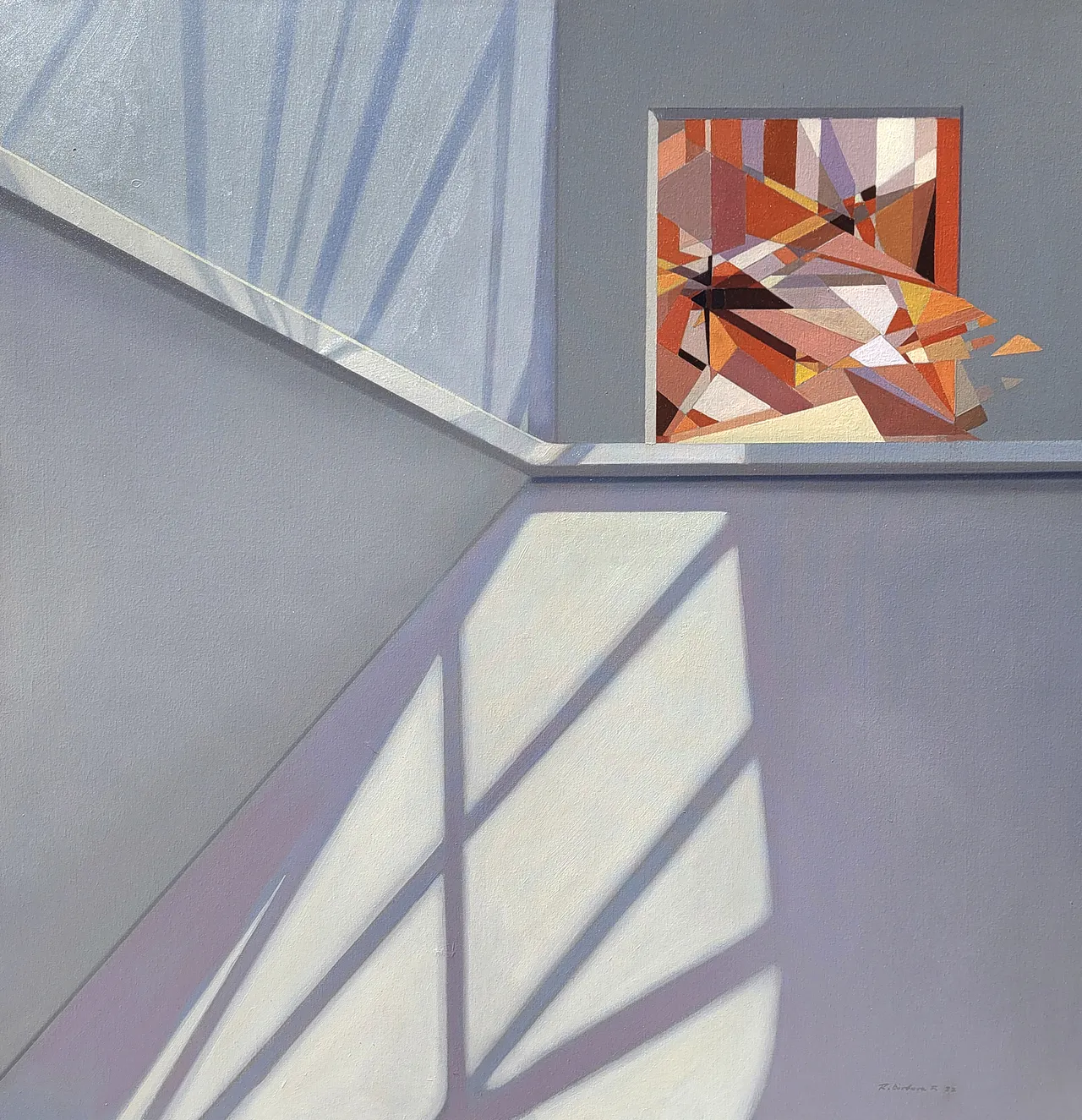 Ricardo Córdova - Serie Arquitectura - abstracción VIII