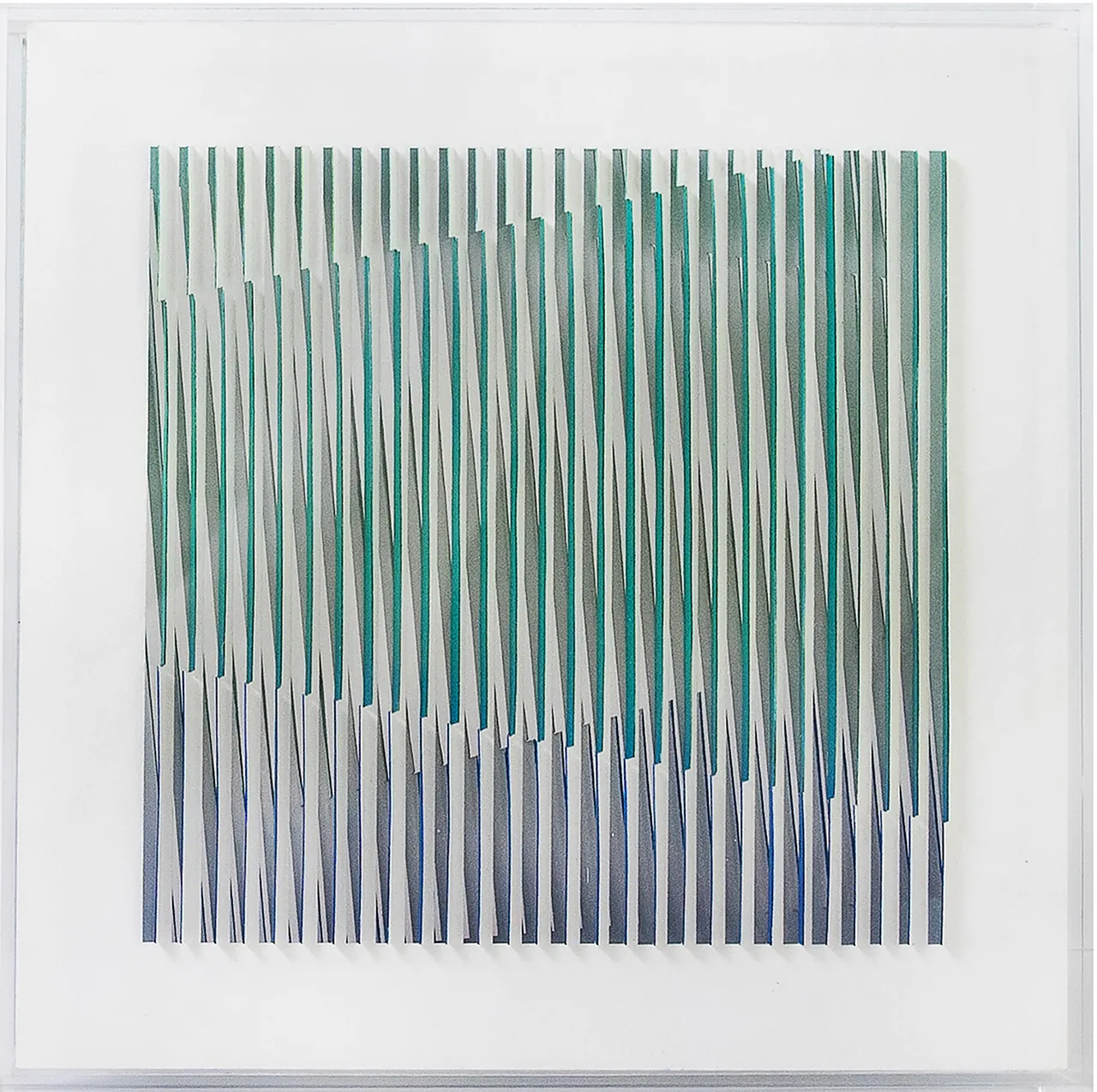 Gloria Frugone - Moiré Verde-Azul