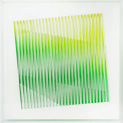 Moiré verde - azul