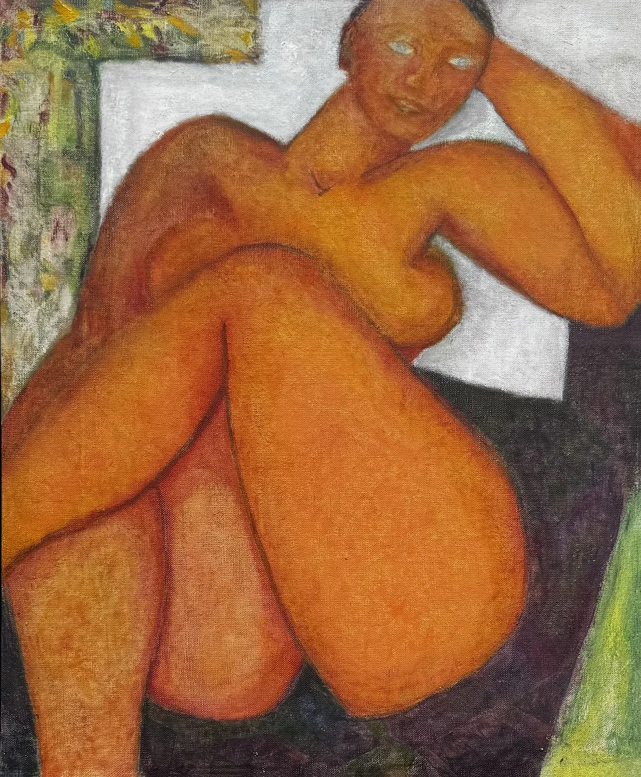 Amelia Weiss - Desnudo sentado