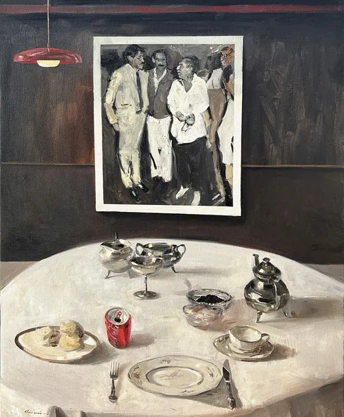 La cena y los escritores