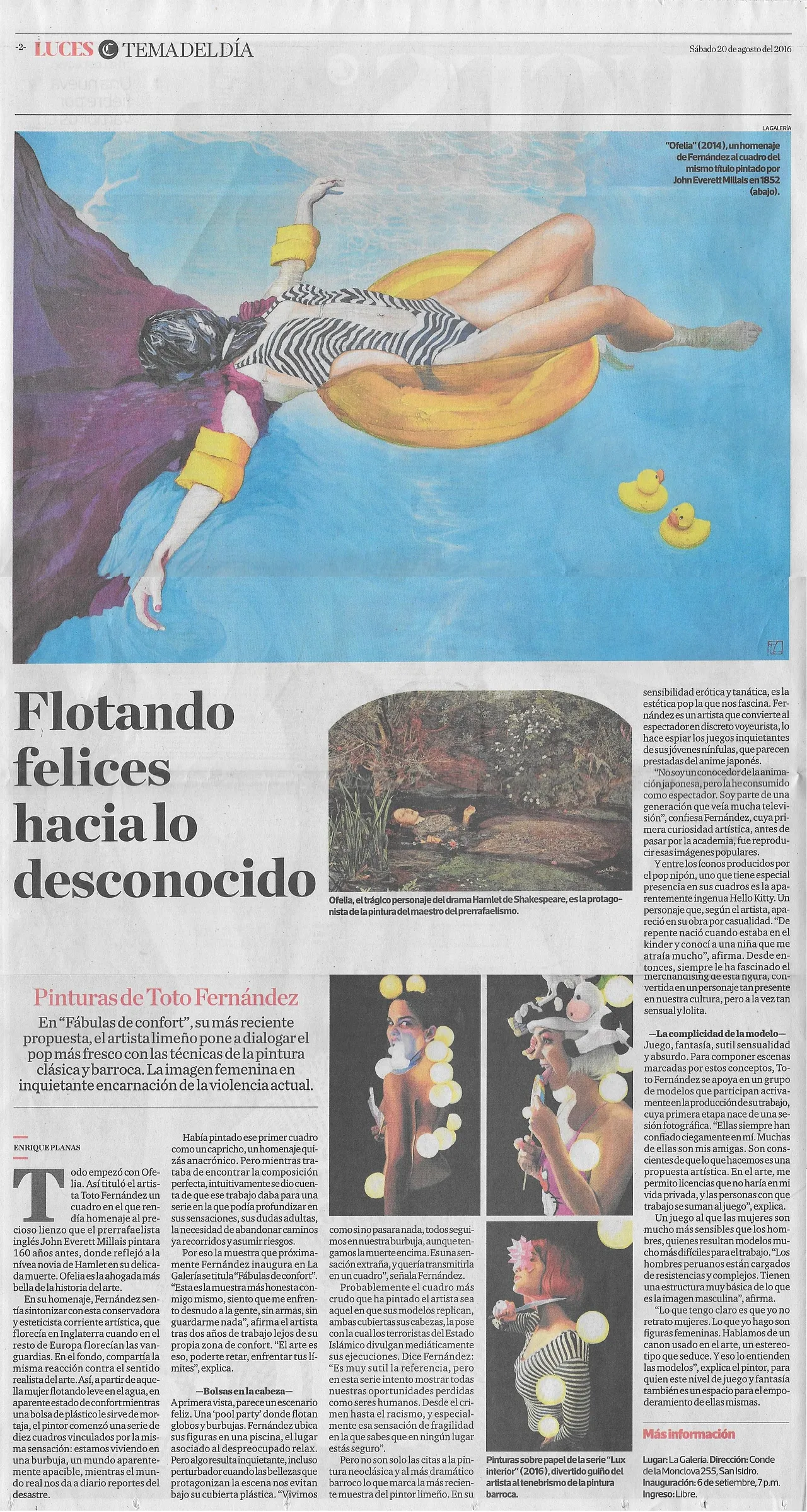LUCES - EL COMERCIO